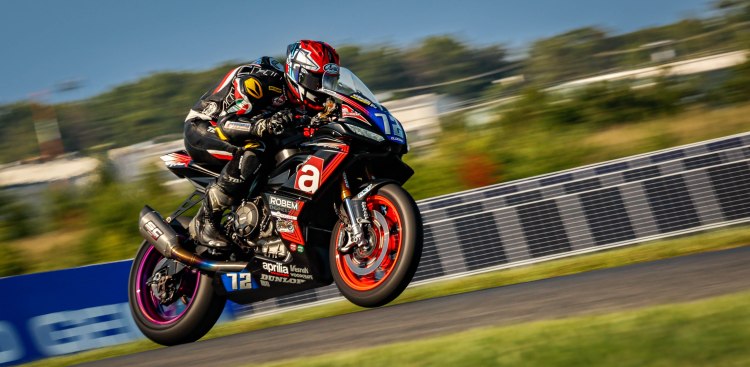 Robem Engineering Aprilia riders finish second, third in MotoAmerica Twins Cup race Saturday at New Jersey Motorsports&nbsp;Park